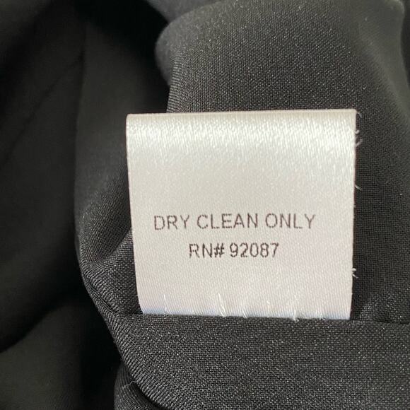 Saks Fifth Avenue Black bodycon cap sleeve dress gray & black size 8 - Picture 8 of 12